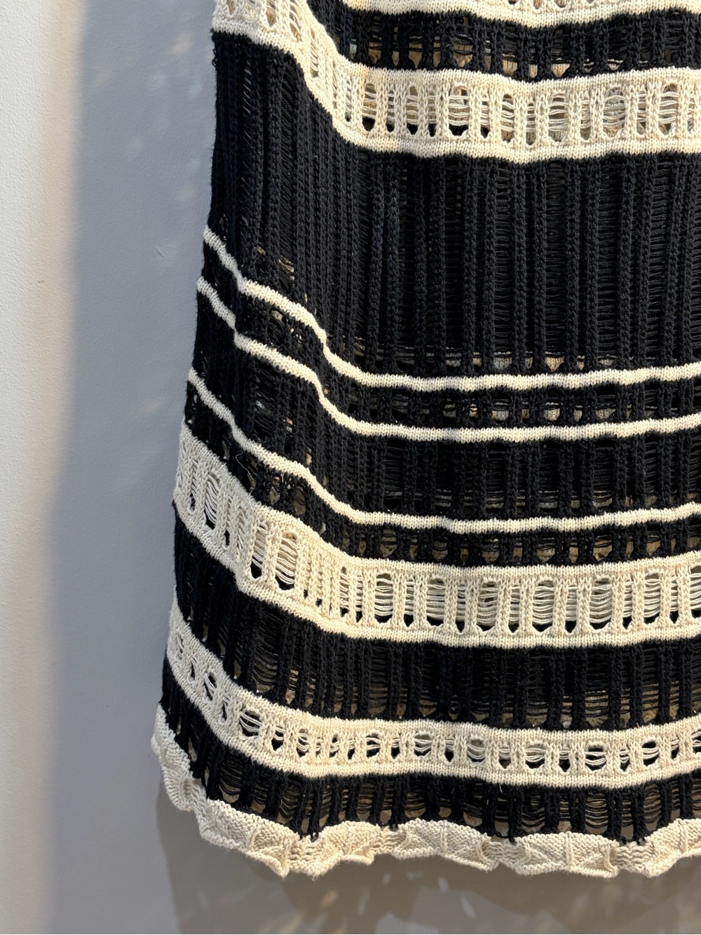 ABERCROMBIE & FITCH Crochet Striped Maxi Dress XS - Picture 10 of 12